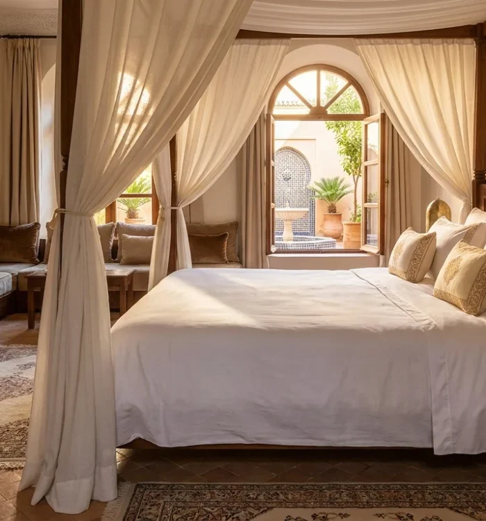 Linge de lit professionnel à Marrakech : le guide 2026 du confort thermique pour les riads